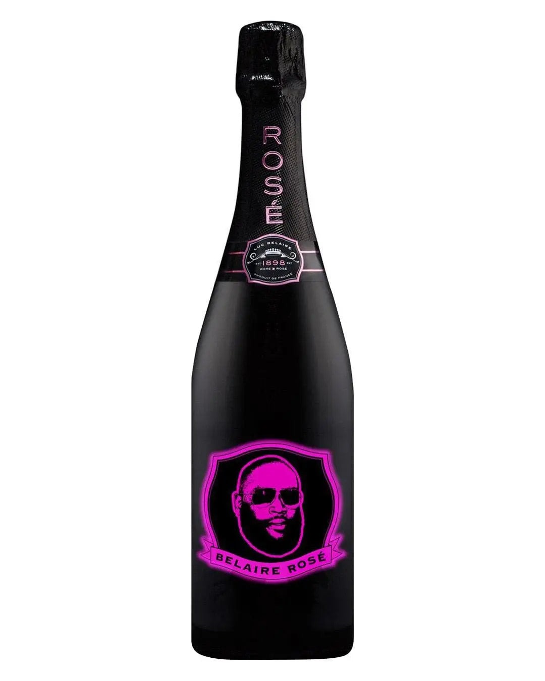 Garrafa Belaire Fantôme com o rosto de Rick Ross